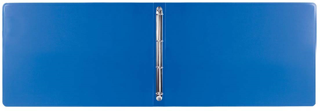 фото Папка на кольцах Brauberg Стандарт, горизонтальная, А3, 225767, синий