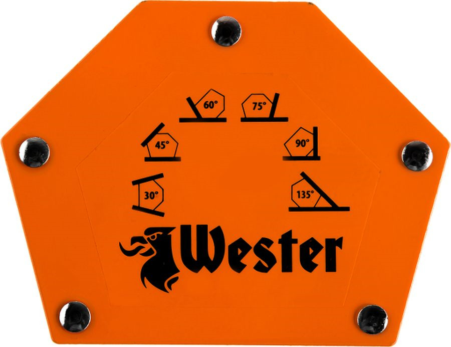 фото Уголок магнитный для сварки Wester WMCT50 829-006, углы 30°, 45°, 60°, 75°, 90°, 135°