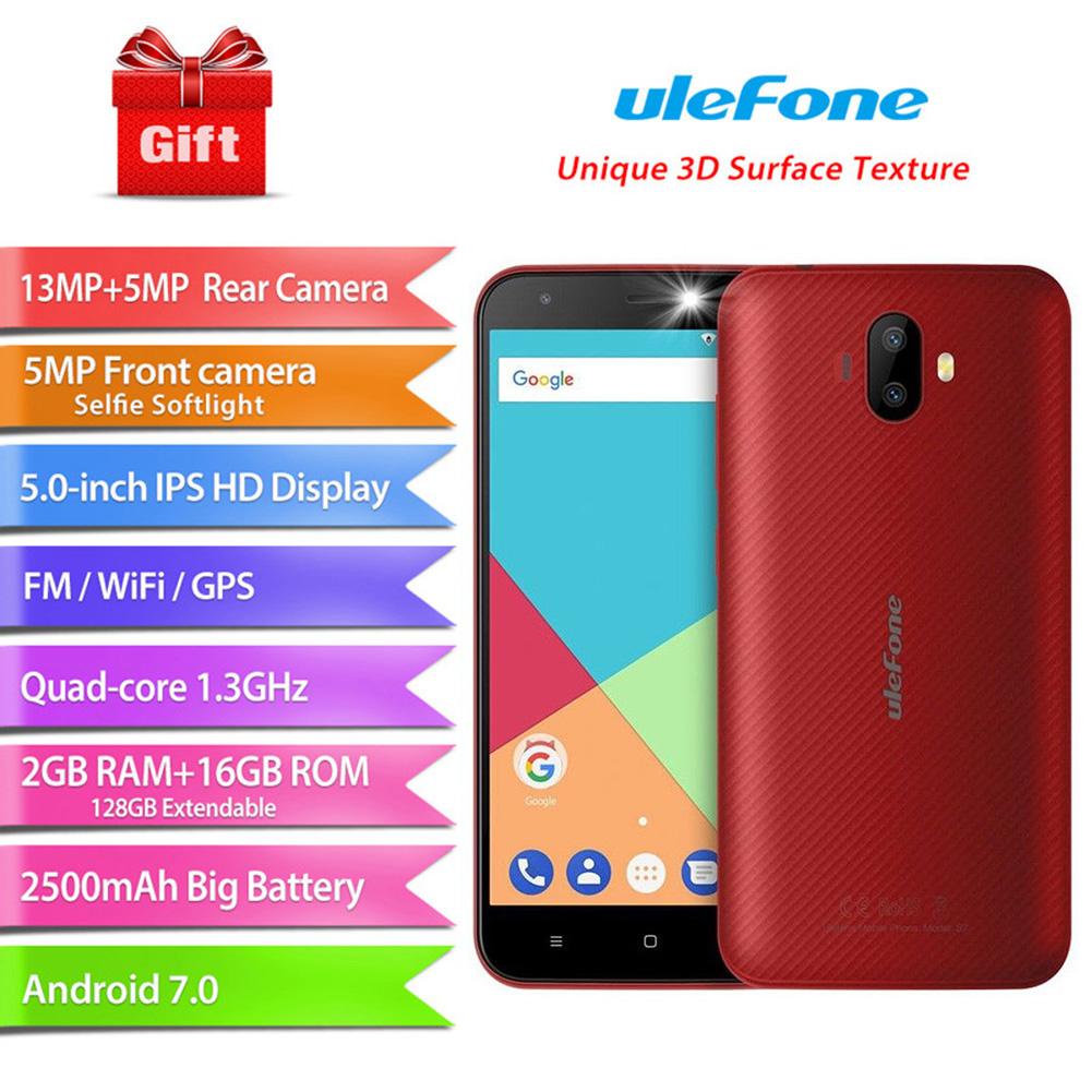 фото Ulefone S7 Pro 3G смартфон 2 ГБ + 16 ГБ четырехъядерный Android 7.0 телефон (красный)