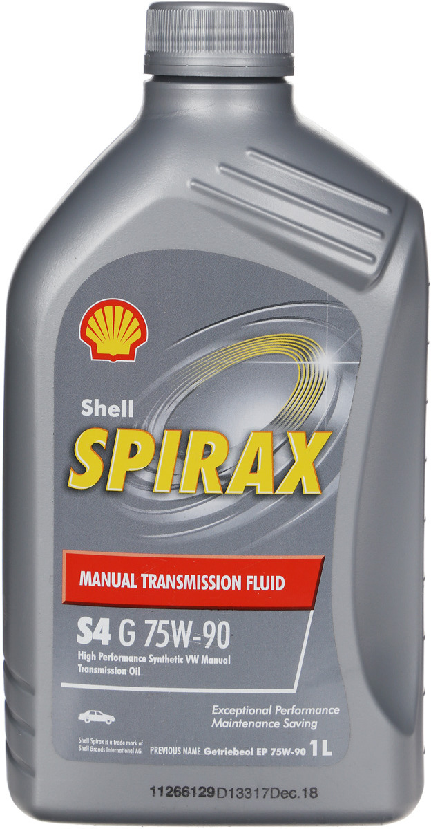 фото Трансмиссионное масло Shell Spirax S4 G 75W90 GL-4, 1 л