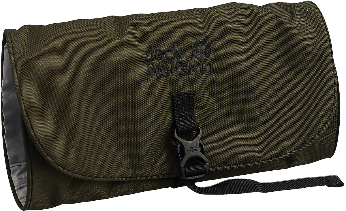 фото Дорожная косметичка Jack Wolfskin Waschsalon, 86130-5043, оливковый