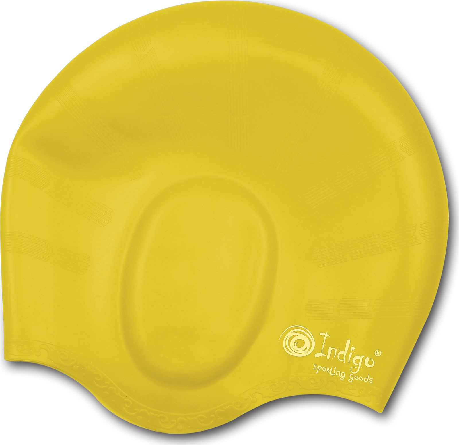 Шапочка для плавания Indigo, 406 SC, желтый