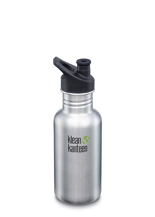 фото Бутылка для воды Klean Kanteen CLASSIC SPORT 18OZ (532 МЛ), серебристый