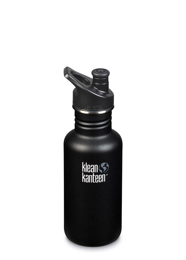 фото Бутылка для воды Klean Kanteen CLASSIC SPORT 18OZ (532 МЛ), черный