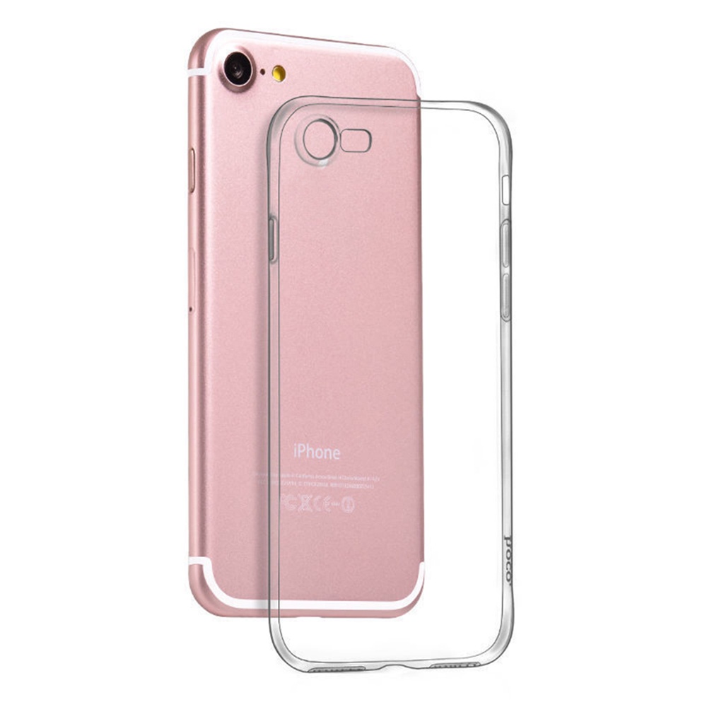 Чехол для сотового телефона Мобильная Мода iPhone 7/8 Накладка силиконовая прозрачная 5945, прозрачный