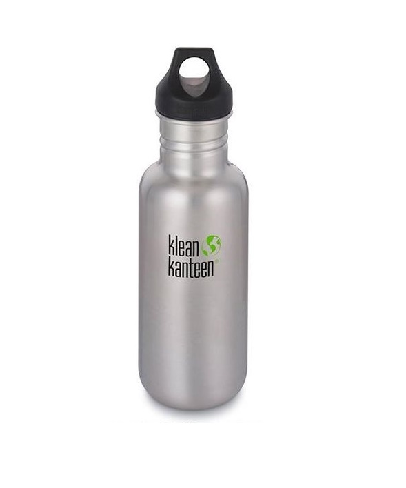 фото Бутылка для воды Klean Kanteen CLASSIC LOOP 18OZ (532 МЛ), серебристый