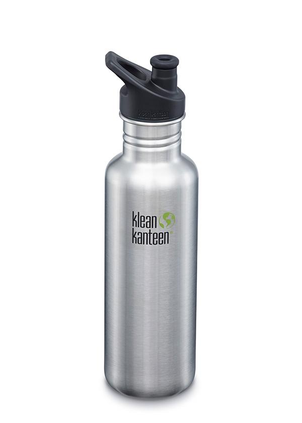 фото Бутылка для воды Klean Kanteen CLASSIC SPORT 27oz (800 мл), серебристый