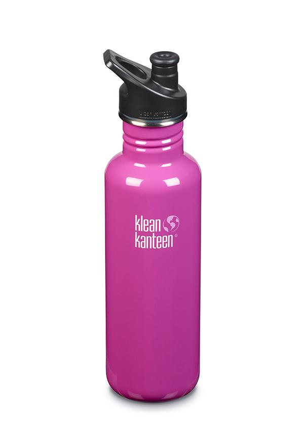 фото Бутылка для воды Klean Kanteen CLASSIC SPORT 27oz (800 мл), розовый