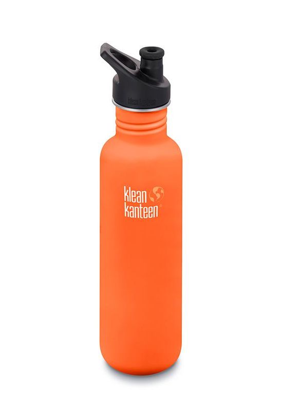 фото Бутылка для воды Klean Kanteen CLASSIC SPORT 27oz (800 мл), оранжевый