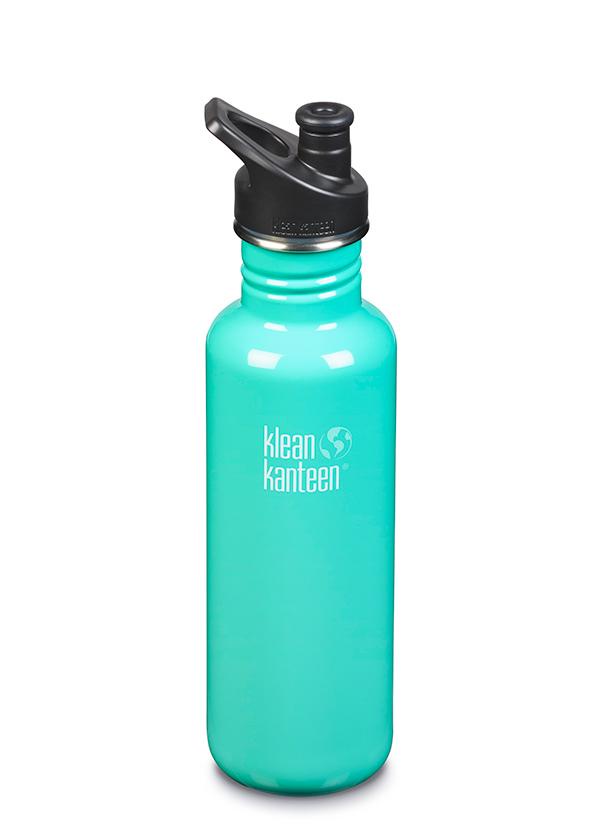 фото Бутылка для воды Klean Kanteen CLASSIC SPORT 27oz (800 мл), бирюзовый