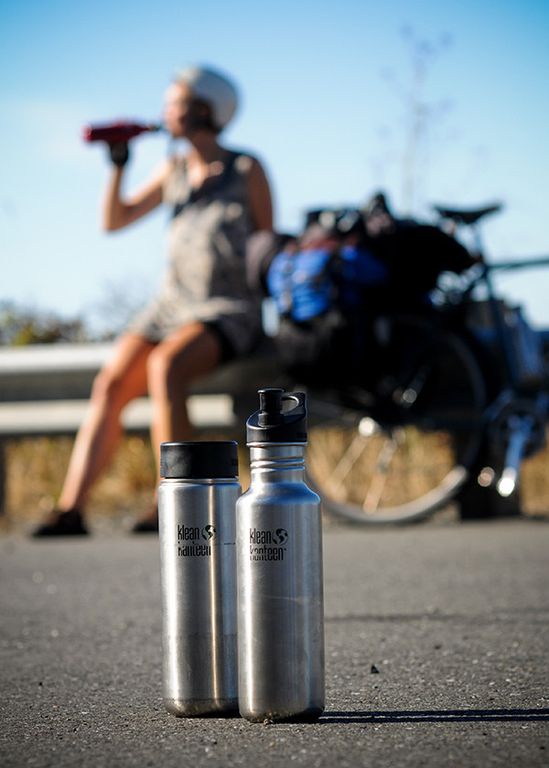 фото Бутылка для воды Klean Kanteen 1003120, серебристый