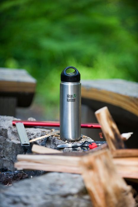 фото Бутылка для воды Klean Kanteen 1003120, серебристый