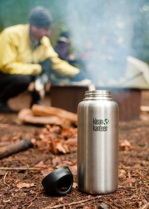 фото Бутылка для воды Klean Kanteen 1003121, серебристый