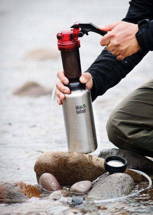 фото Бутылка для воды Klean Kanteen 1003121, серебристый