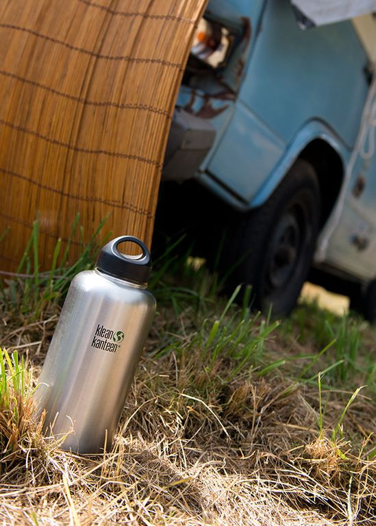 фото Бутылка для воды Klean Kanteen 1003122, серебристый