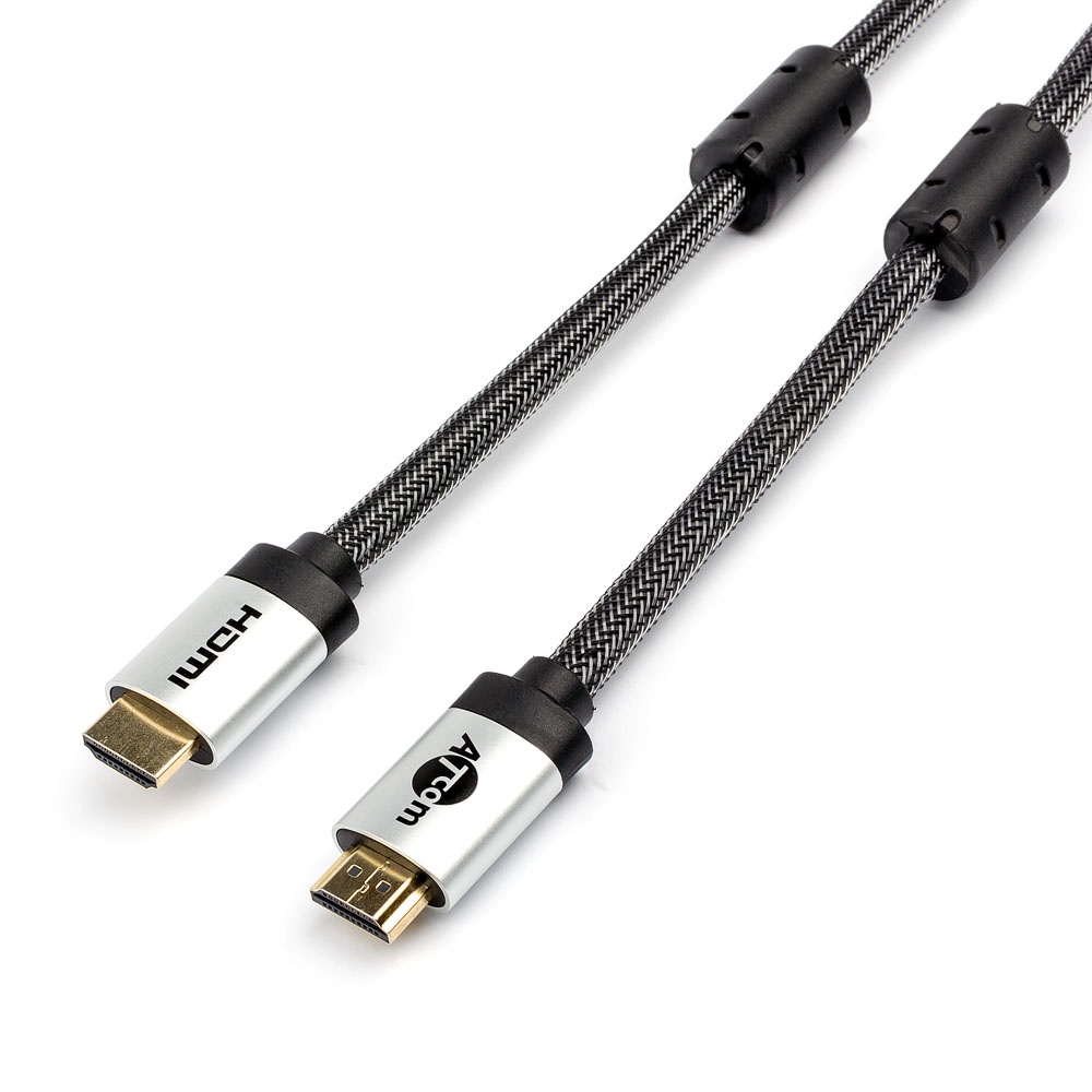 фото Кабель ATcom HDMI 3 м HIGH speed версия 2.0, AT3782, черный