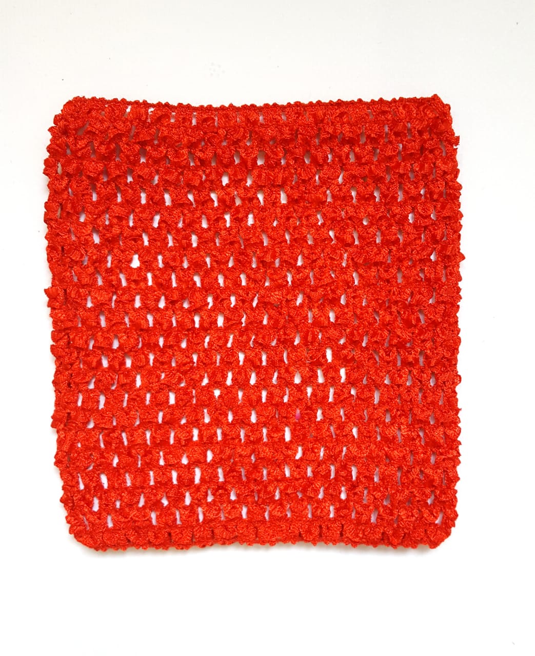 Ткань Caramelkalife Топ-резинка, размер 15*15 см. Цвет Красный.