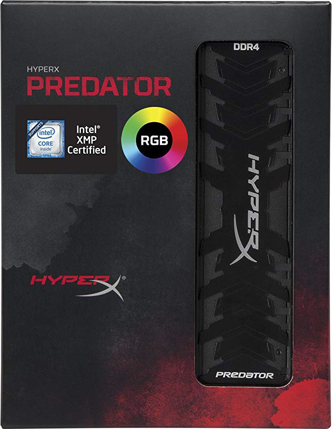 фото Модуль оперативной памяти Kingston HyperX Predator RGB DDR4 DIMM 16Гб (2х8Гб) 4000MHz CL19, HX440C19PB3AK2/16