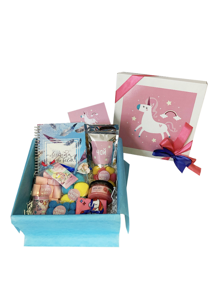 фото Сувенирный набор DREAMBOX Подарочный набор женский ЕДИНОРОГ