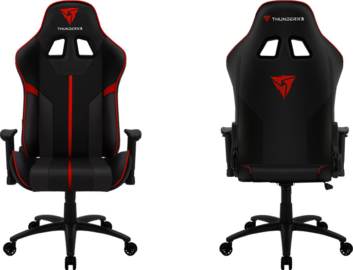 фото Игровое кресло ThunderX3 BC3, TX3-BC3BR, красный, черный