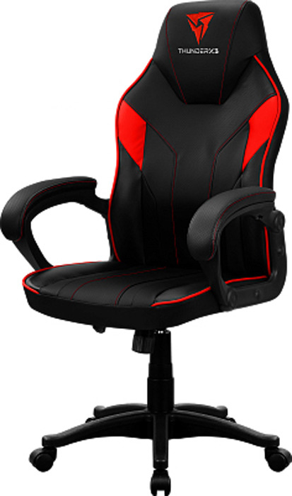 фото Игровое кресло ThunderX3 EC1, TX3-EC1BR, красный, черный