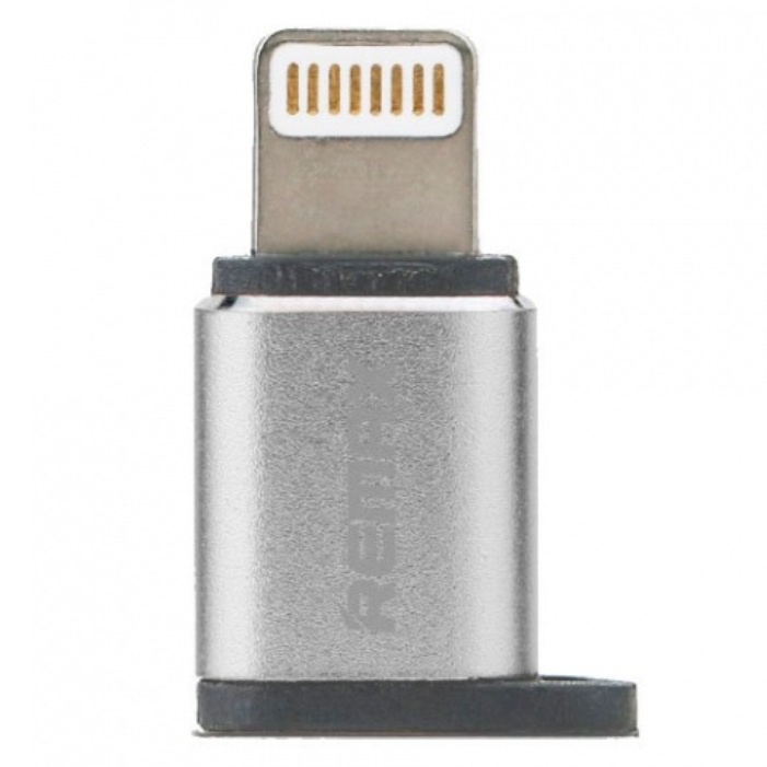 Коннектор REMAX RA-USB2, серебристый