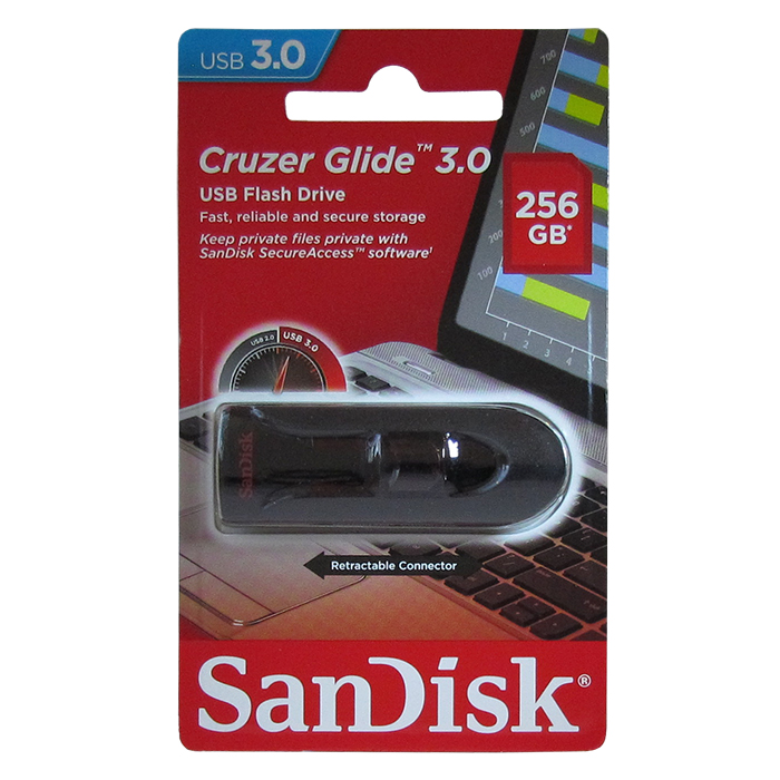 фото USB Флеш-накопитель SanDisk Cruzer Glide 3.0 256GB