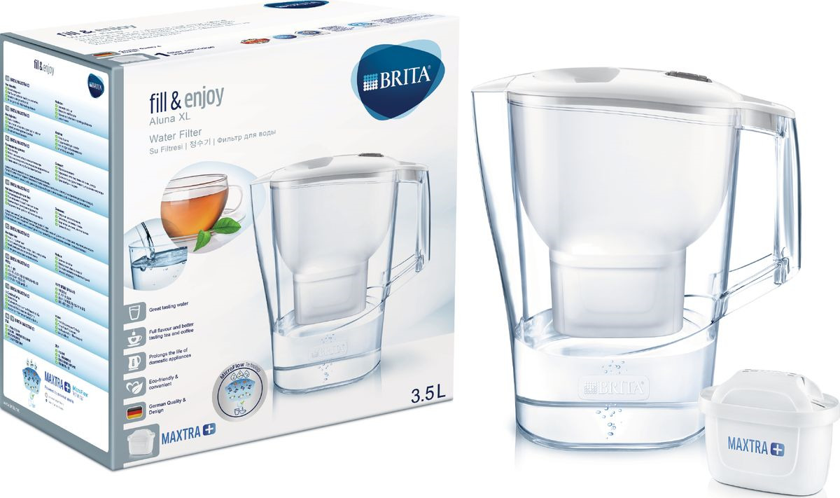 фото Фильтр-кувшин Brita Aluna XL, белый, 3,5 л