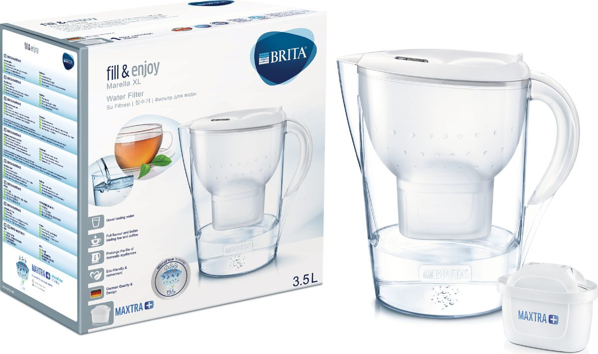 фото Фильтр-кувшин Brita Marella XL, белый, 3,5 л