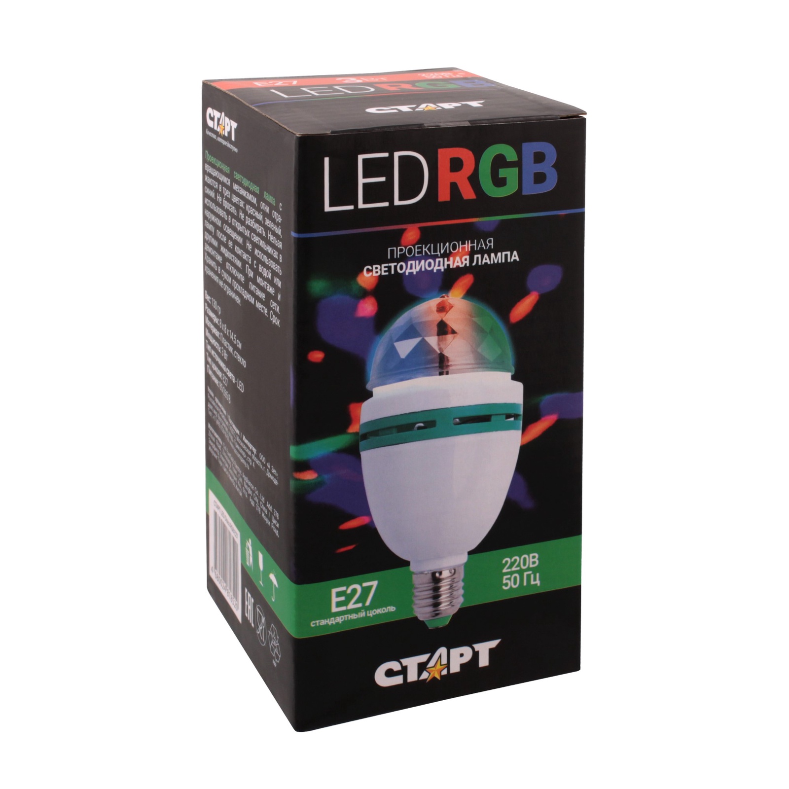 фото Лампа СТАРТ LED Disco RGB E27