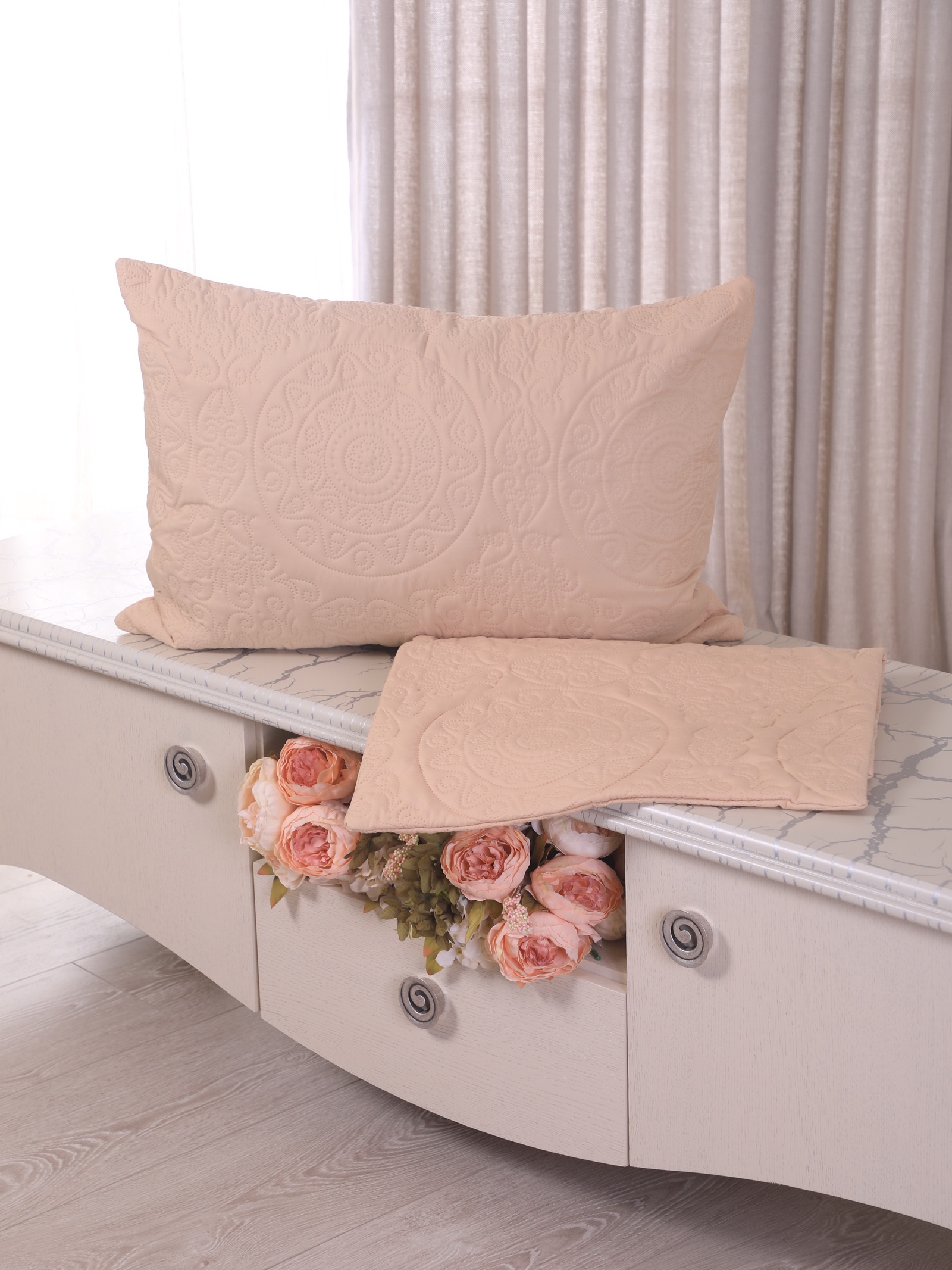 фото Наволочка декоративная FLAUM HOME COLOR BEIGE, бежевый