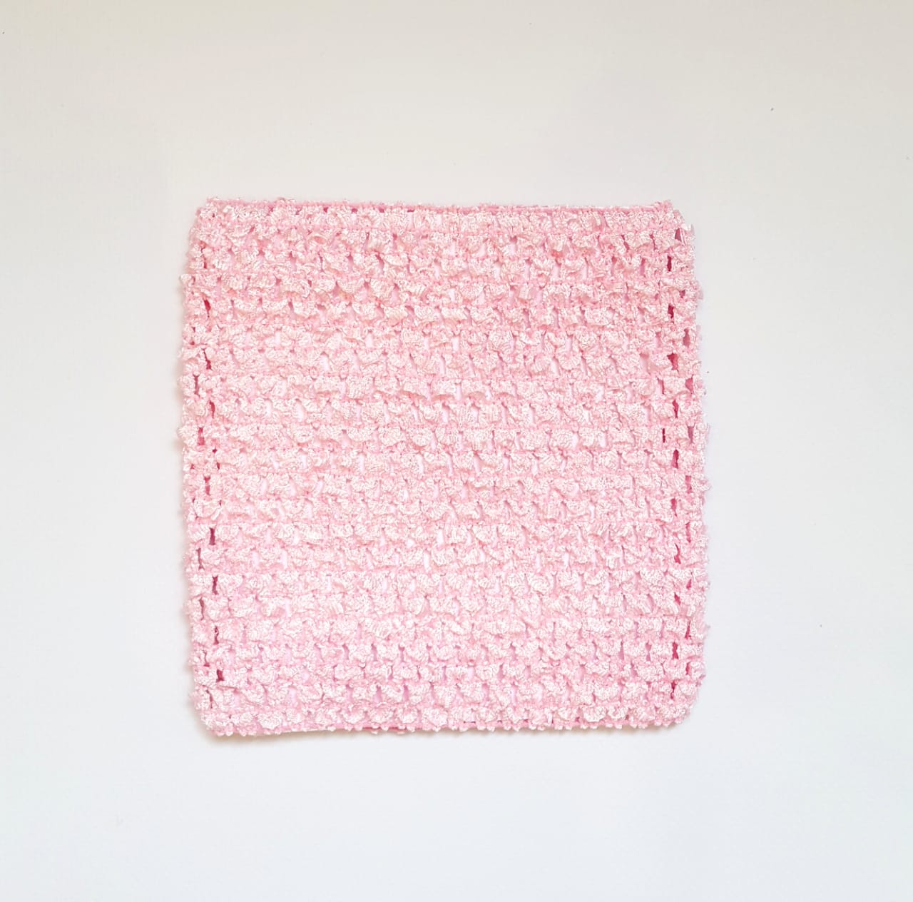 Ткань Caramelkalife Топ-резинка, размер 15*15 см. Цвет Нежно-розовый.