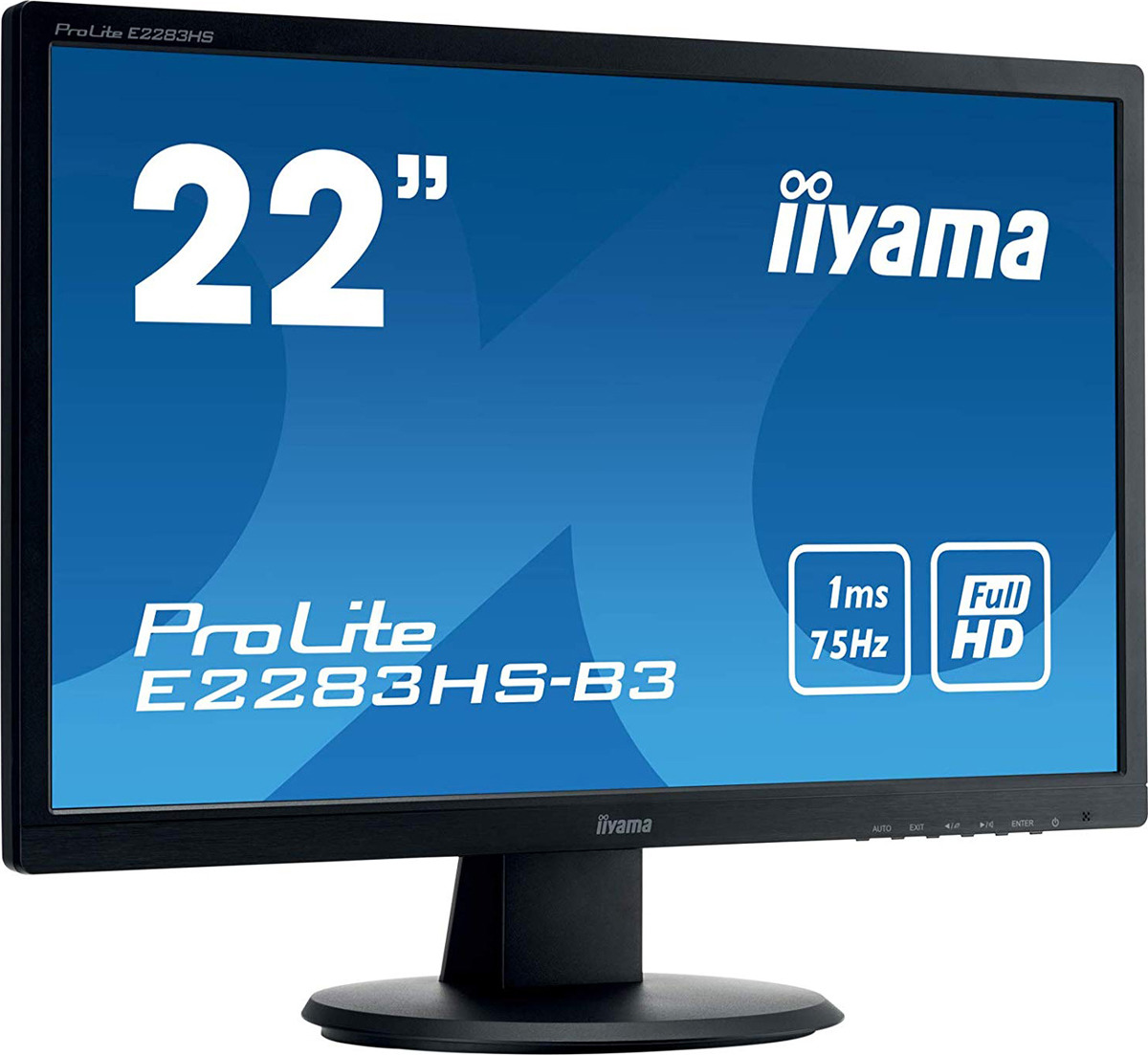 фото Монитор Iiyama 21.5" ProLite E2283HS-B3, черный