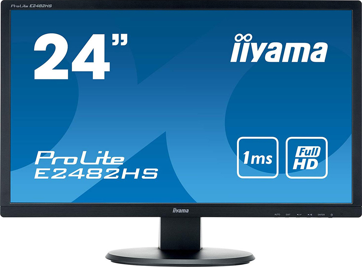 фото Монитор Iiyama 24" ProLite E2482HS-B1, черный