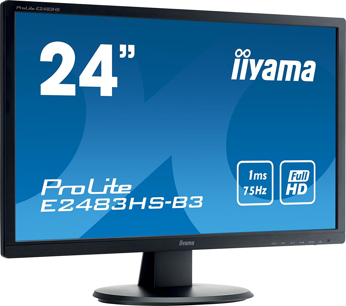 фото Монитор Iiyama 24" ProLite E2483HS-B3, черный