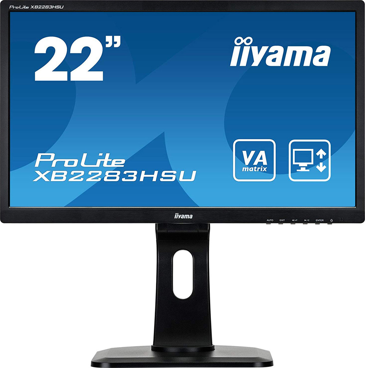 фото Монитор Iiyama 21.5" ProLite XB2283HSU-B1DP, черный