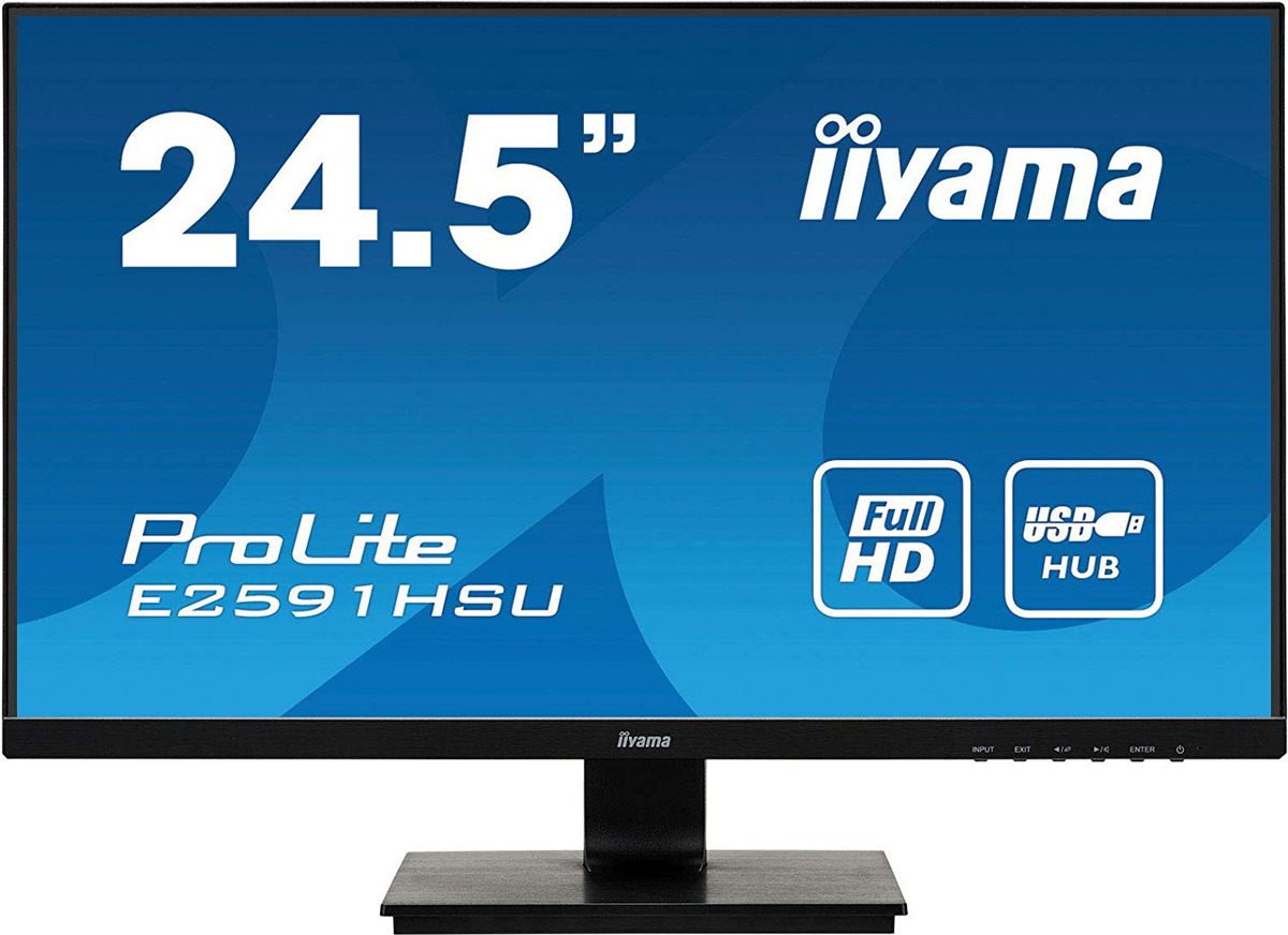 фото Монитор Iiyama 25" ProLite E2591HSU-B1, черный