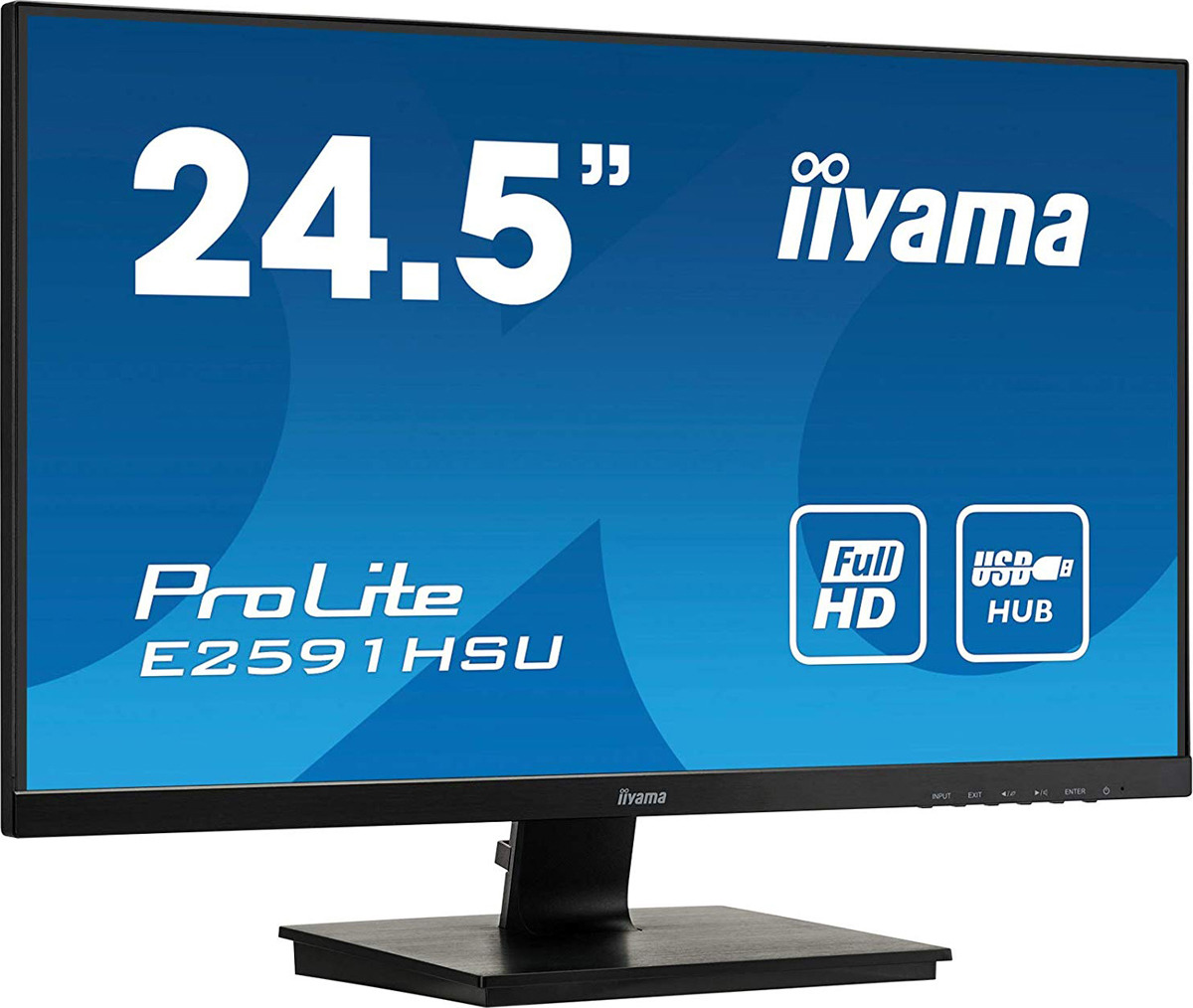 фото Монитор Iiyama 25" ProLite E2591HSU-B1, черный