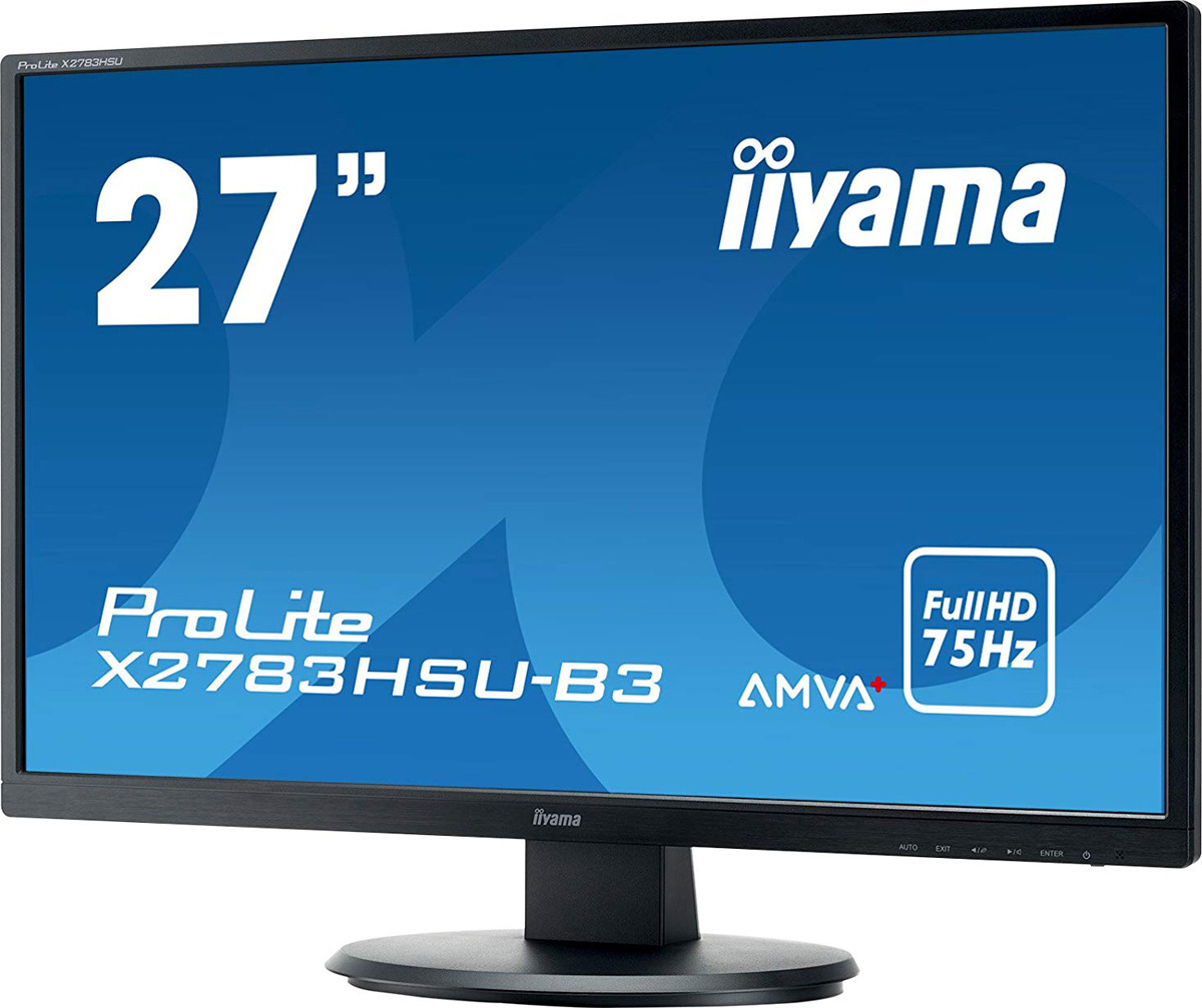 фото Монитор Iiyama 27" ProLite X2783HSU-B3, черный