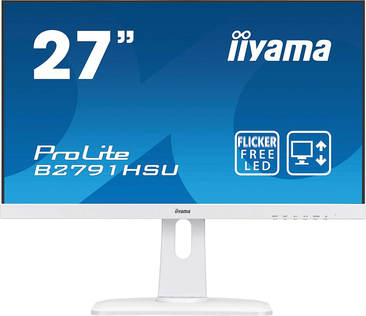 фото Монитор Iiyama 27" ProLite B2791HSU-W1, белый