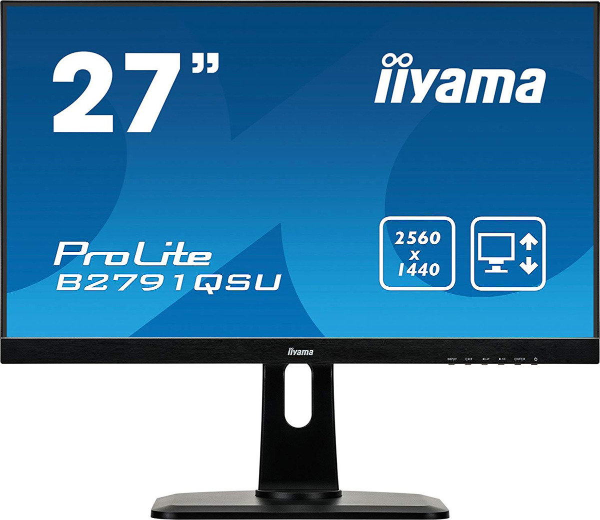 фото Монитор Iiyama 27" ProLite B2791QSU-B1, черный