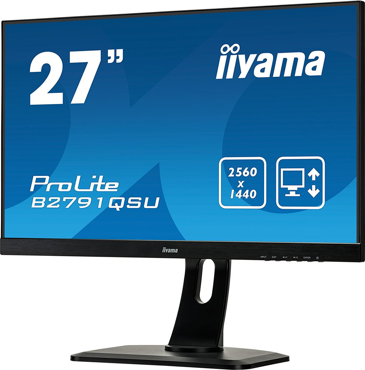 фото Монитор Iiyama 27" ProLite B2791QSU-B1, черный