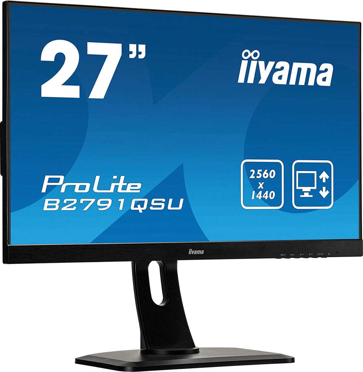 фото Монитор Iiyama 27" ProLite B2791QSU-B1, черный