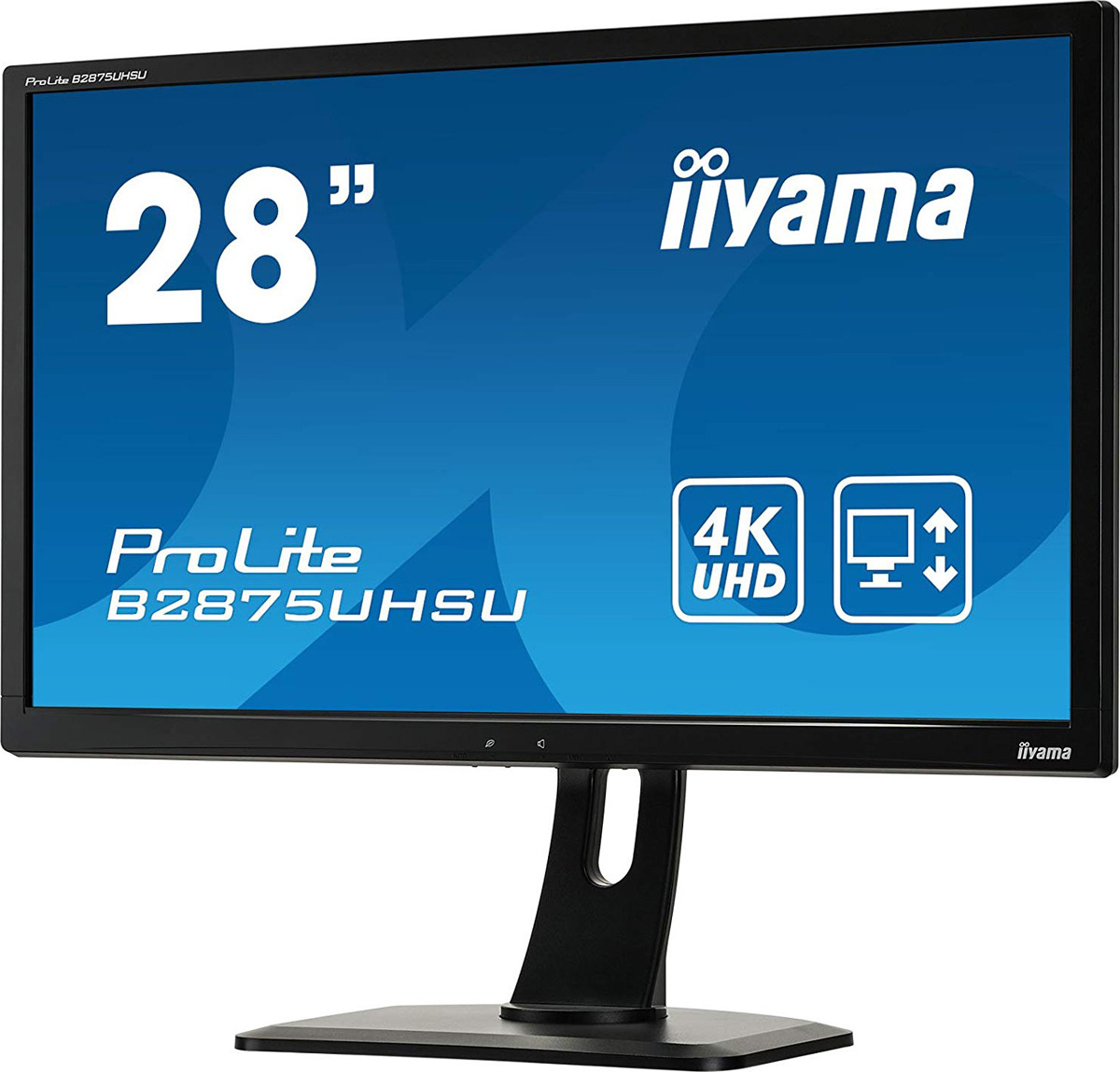 фото Монитор Iiyama 28" ProLite B2875UHSU-B1, черный