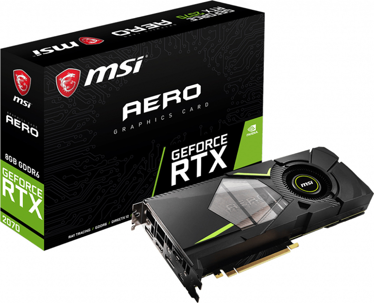 фото Видеокарта MSI GeForce RTX 2070 Aero 8GB