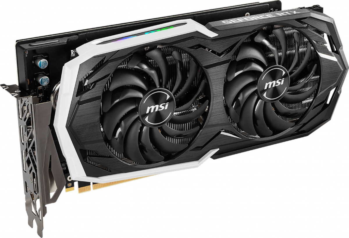 фото Видеокарта nVidia GeForce RTX2070 MSI PCI-E 8192Mb, RTX 2070 ARMOR 8G