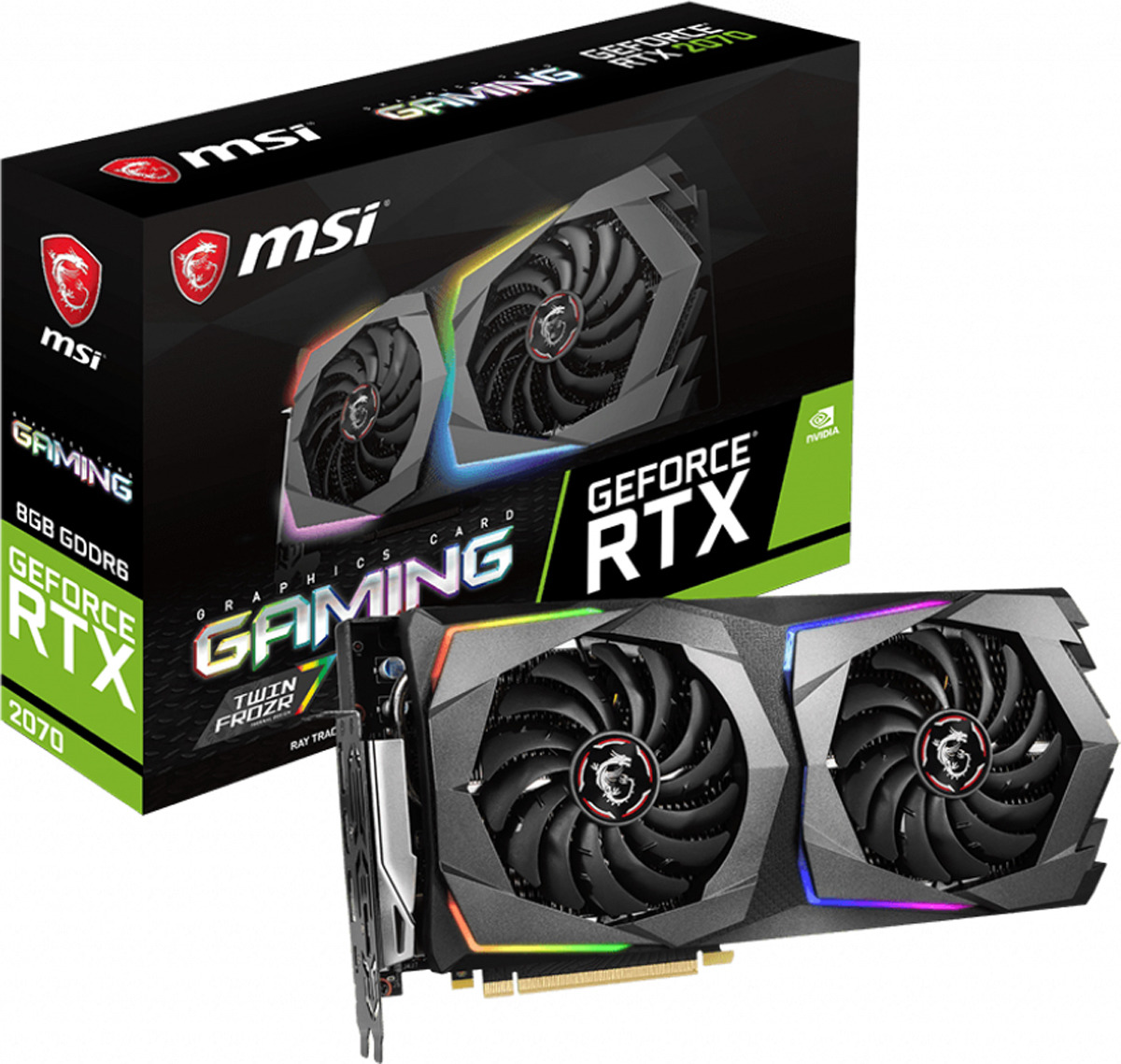 фото Видеокарта MSI GeForce RTX 2070 Gaming 8GB