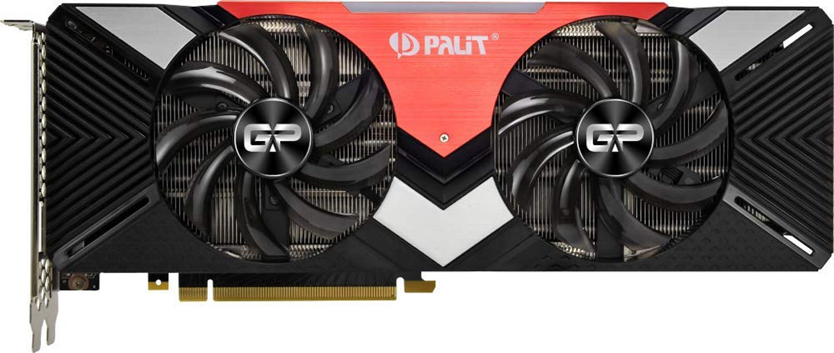 фото Видеокарта Palit GeForce RTX 2080 Dual 8GB, NE62080020P2-180A