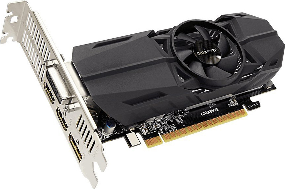 фото Видеокарта nVidia GeForce GTX1050 Gigabyte LP PCI-E 3072Mb, GV-N1050OC-3GL