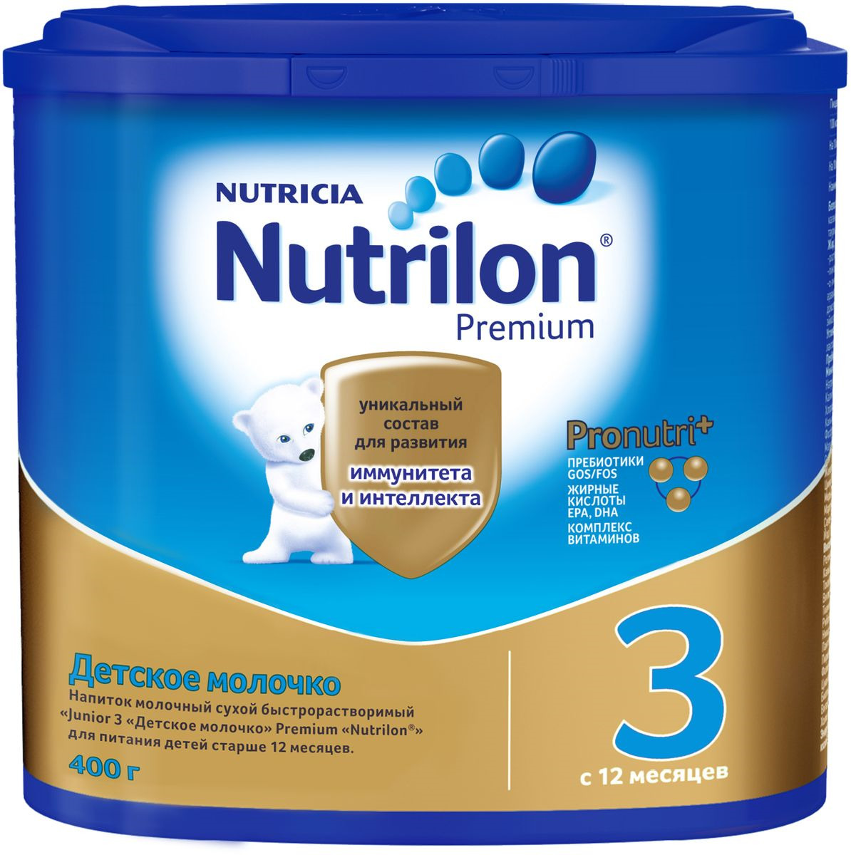 фото Детское молочко Nutrilon Premium 3, 400 г